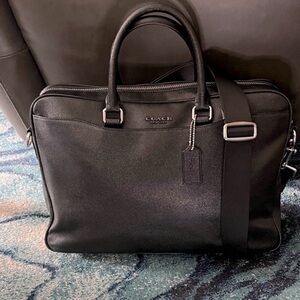 Coach Leather Briefcase/Laptop Bag